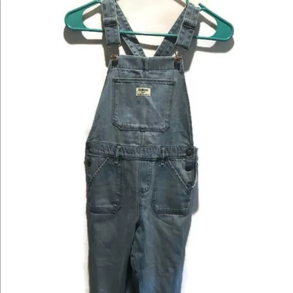Osh Kosh Girls Overalls Size 8 Cuffed ankles